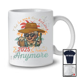 Personalized Custom Name Vintage The Legend Has Retired 2025, Happy Mother's Day Beer Drinking T-Shirt