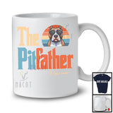 Personalized Custom Name Vintage The Pitfather, Lovely Father's Day Pit bull, Family T-Shirt