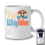 Personalized Custom Name Vintage The Whipfather, Lovely Father's Day Whippet, Family T-Shirt