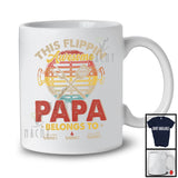 Personalized Custom Name Vintage This Flippin Papa Belongs, Happy Father's Day Grilling BBQ, Family T-Shirt