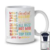 Personalized Custom Name Vintage This Year Was Goated No Cap; Joyful Last Day of School Students T-Shirt