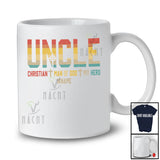 Personalized Custom Name Vintage Uncle Man Of God; Joyful Father's Day Custom Name Family T-Shirt