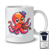 Personalized Custom Name Violin Octopus; Lovely Summer Vacation Octopus Sea Animal Lover T-Shirt