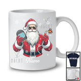 Personalized Custom Name Welder Santa, Joyful Christmas Santa Snowing, Careers Group T-Shirt