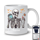 Personalized Custom Name Welder Skeleton, Horror Halloween Costume Proud Careers Group T-Shirt