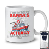 Personalized Custom Name What Santa's Sleigh Actually Looks Like; Joyful Christmas Snow Cruise T-Shirt