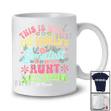 Personalized Custom Name What World's Greatest Aunt Looks Like; Lovely Mother's Day Flowers T-Shirt