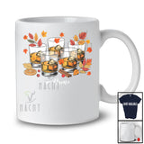 Personalized Custom Name Whiskey Collection Fall Leaves; Cheerful Thanksgiving Drinking Drunker T-Shirt