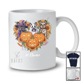 Personalized Custom Name Witch Boo Mummy French Bulldog Heart; Lovely Halloween Pumpkin T-Shirt