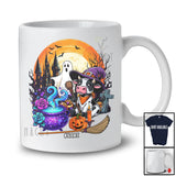 Personalized Custom Name Witch Cow; Creepy Halloween Moon Ghost Boo; Farm Farmer T-Shirt