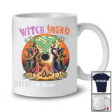 Personalized Custom Name Witch Squad; Sarcastic Halloween Moon Costume Witch Camping Fire T-Shirt