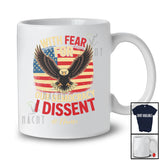 Personalized Custom Name With Fear For Our Democracy; Proud Justice Immunity Eagle; Patriotic T-Shirt