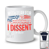 Personalized Custom Name With Fear For Our Democracy; Proud Justice Immunity US Flag; Patriotic T-Shirt