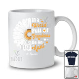 Personalized Custom Name World Full Of Grandmas Be An Aunt; Proud Mother's Day Daisy Flowers T-Shirt