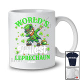 Personalized Custom Name World's Tallest Leprechaun; Happy St. Patrick's Day Dabbing Shamrock T-Shirt