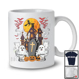 Personalized Custom Name Yorkshire Terrier Boo Ghost, Scary Halloween Pumpkins, Animal Lover T-Shirt