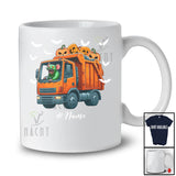 Personalized Custom Name Zombies Rat On Garbage Truck; Horror Halloween Driving Driver T-Shirt