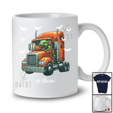 Personalized Custom Name Zombies Rat On Truck; Horror Halloween Truck Driving Driver T-Shirt