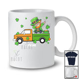Personalized Dabbing Leprechaun On Pick up; Happy St. Patrick's Day Custom Name Boy Driver T-Shirt