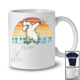 Personalized Dabbing Llama Drinking Beer; Cheerful Llama Vintage Retro; Custom Name Drunker T-Shirt