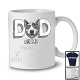 Personalized Dad, Amazing Father's Day Custom Name Bull Terrier Sunglasses, Family Group T-Shirt