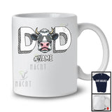 Personalized Dad, Amazing Father's Day Custom Name Farm Animal Cow, Farmer Family Group T-Shirt