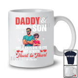 Personalized Daddy and Son; Adorable Father's Day Custom Name Family Group T-Shirt