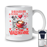 Personalized Dalmatian And Coffee Only For Valentine; Lovely Custom Name Single; Animal T-Shirt