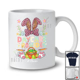 Personalized Daycare Provider; Proud Easter Flowers Leopard Bunny; Custom Name Family T-Shirt