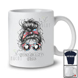 Personalized Dentistlife; Proud Mother's Day Custom Name Dentist Messy Bun Hair T-Shirt