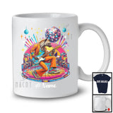 Personalized Disco Hyena Playing Guitar; Joyful Custom Name Guitarist Hyena; Music Lover T-Shirt