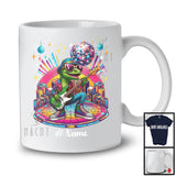 Personalized Disco Lizard Playing Guitar; Joyful Custom Name Guitarist Lizard; Music Lover T-Shirt