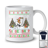 Personalized Don't Make Ginger Snap; Joyful Christmas Custom Name Baker; Gingerbread Riding Llama T-Shirt