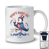 Personalized Don't Make Me Put My Foot Down; Joyful 4th Of July Pigeon; Custom Name Patriotic T-Shirt