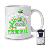 Personalized Don't Need Luck I'm A Principal; Happy St. Patrick's Day Custom Name Jobs Shamrock T-Shirt