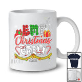 Personalized EMT Christmas Crew; Amusing X-mas Plaid Snow; Custom Name Nurse Nursing T-Shirt