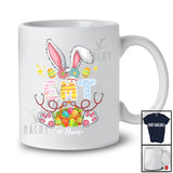 Personalized EMT; Fantastic Easter Eggs Flowers Bunny Ears; Custom Name Nurse Nursing T-Shirt