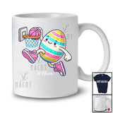 Personalized Easter Egg Playing Basketball; Fantastic Easter Custom Name Sport Player; Family T-Shirt