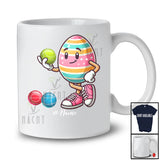 Personalized Easter Egg Playing Bocce Ball; Fantastic Easter Custom Name Sport Player; Family T-Shirt