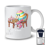 Personalized Easter Egg Playing Chess; Fantastic Easter Custom Name Sport Player; Family T-Shirt