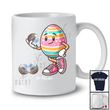 Personalized Easter Egg Playing Petanque; Fantastic Easter Custom Name Sport Player; Family T-Shirt