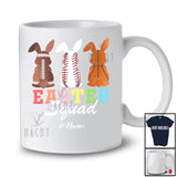 Personalized Easter Squad; Amazing Custom Name 3 Bunnies Basketball Baseball Football Player T-Shirt