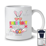 Personalized Emergency Department Bunny; Adorable Easter Custom Name ER Nurse; Bunny Ears T-Shirt