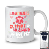 Personalized Emotional Support Husband Do Not Pet; Humorous Hearts Paws; Custom Name Family T-Shirt