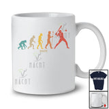 Personalized Evolution Baseball Player; Proud Father's Day Custom Name Dad Grandpa Family T-Shirt