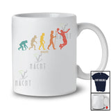 Personalized Evolution Basketball Player; Proud Father's Day Custom Name Dad Grandpa Family T-Shirt