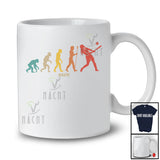 Personalized Evolution Softball Player; Proud Father's Day Custom Name Dad Grandpa Family T-Shirt