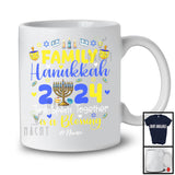 Personalized Family Hanukkah 2024; Wonderful Chanukah Custom Name Family; Menorah Dreidel T-Shirt