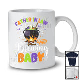 Personalized Father In Law Of The Brewing Baby, Humorous Halloween Pregnancy Custom Name, Witch Family T-Shirt