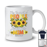Personalized Favorite People Call Me Mimi; Amusing Mother's Day Sunflowers; Custom Name Family T-Shirt